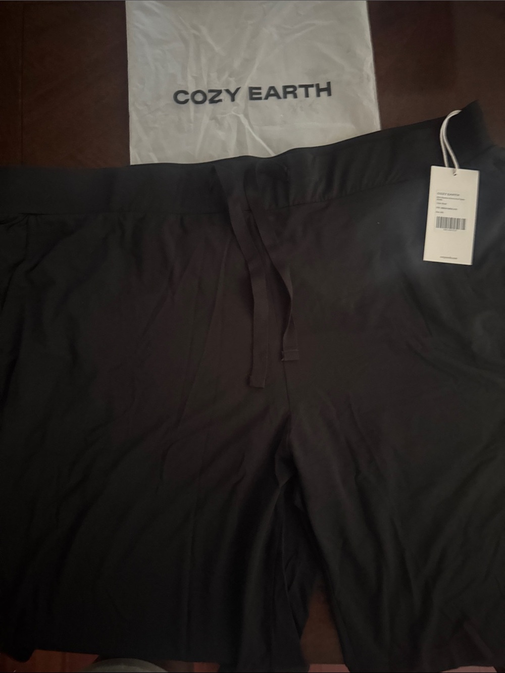Cozy Earth Men’s Athletic Shorts — Black